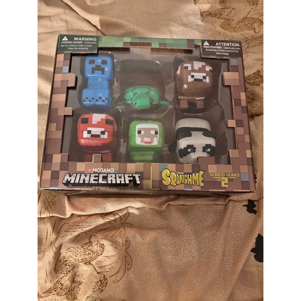 Minecraft: SquishMe Series 2 Collector’s Box - Sealed and Unopened - Ages 3+
